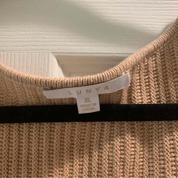 NEW Lunya Cozy Cotton Silk Reversible Pullover - Picture 10 of 13